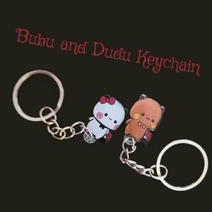 Bubu and Dudu Keychain Set